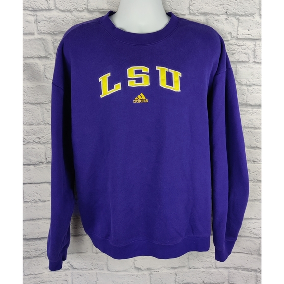adidas Other - Adidas NCAA LSU Tigers Crewneck Sweatshirt, XL